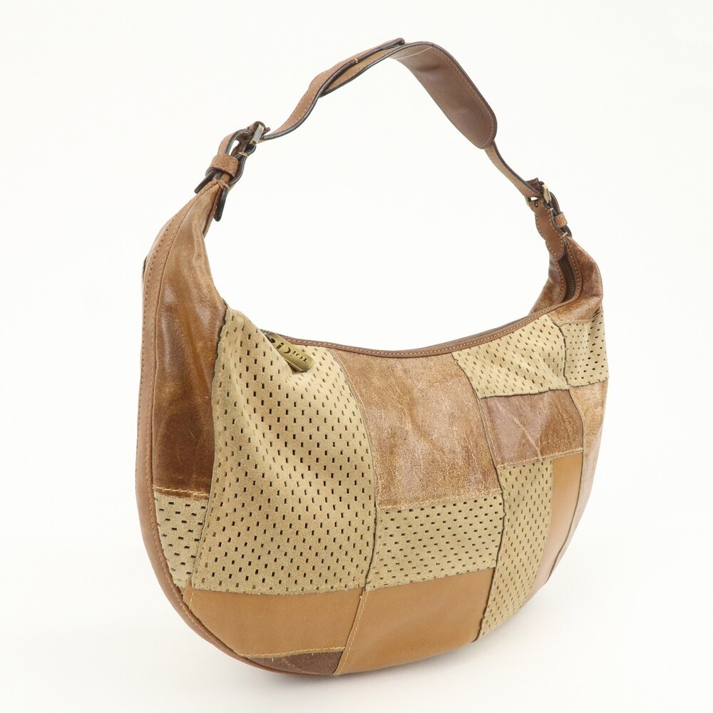 Auth Christian Dior Patchwork Leather #177533c58b - image 4